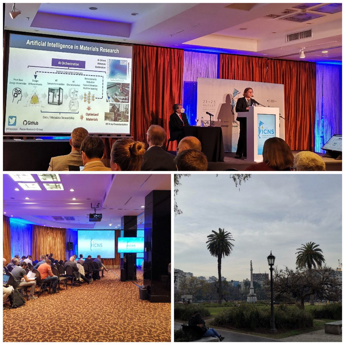 The opening plenary talk by Professor Pozzo at #ICNS2022 in Buenos Aires demonstrated importance of AI in #neutronscattering!