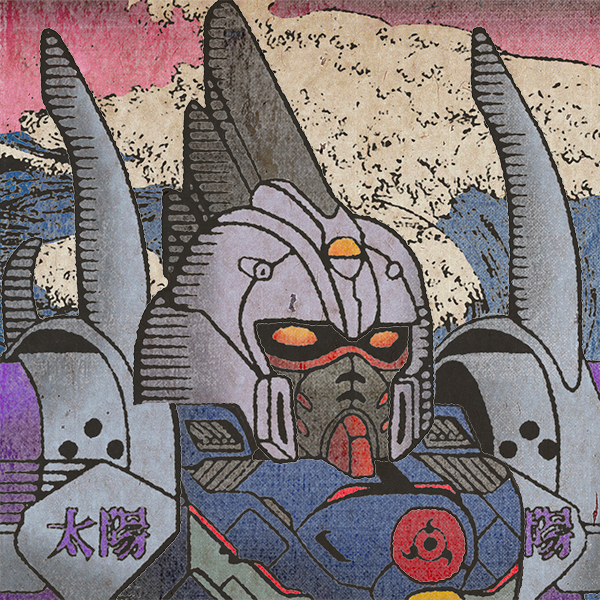 thesully67's tweet photo. Passed on a staking revshare and got some Gothic Taiyos.  Def some comic book samurai vibes @TaiyoRobotics https://t.co/buSEiB8Kyz