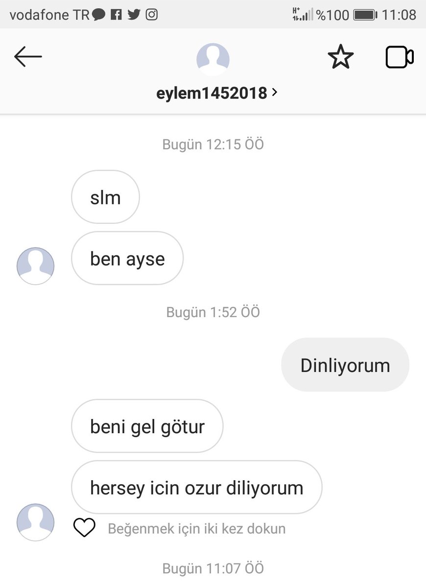 İşte baştaki teyzesinin kumpas planı
Halka linç girişimi planları
2.De 1 günlük Evli Kaldığım Şahıs
Ardından mesaj atıyor
Bu çok önemli kardeşlerim olabildiğince sizden ricam retweet dünya görsün #SONDAKIKA <a href="/RTErdogan/">Recep Tayyip Erdoğan</a> <a href="/suleymansoylu/">Süleyman Soylu</a> <a href="/bybekirbozdag/">Bekir  Bozdağ</a> <a href="/ihacomtr/">İhlas Haber Ajansı</a>