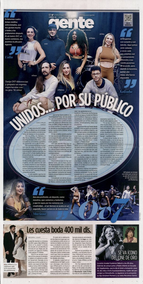 ov7oficial's tweet photo. #OV7TreintaAños 📰 @reformagente https://t.co/9z2XBhFdBY