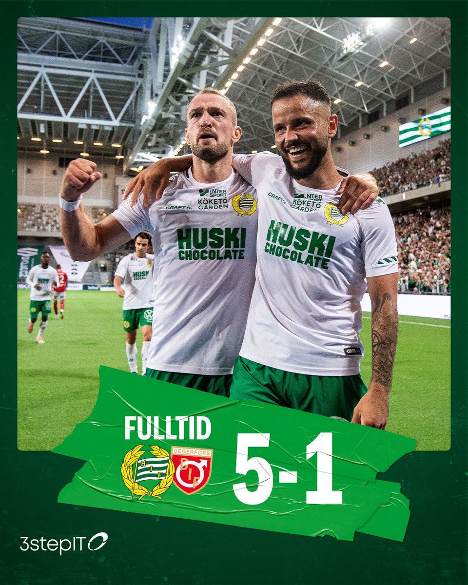 Slut! Hammarby vinner över Degerfors!

#HIFDIF | #Bajen