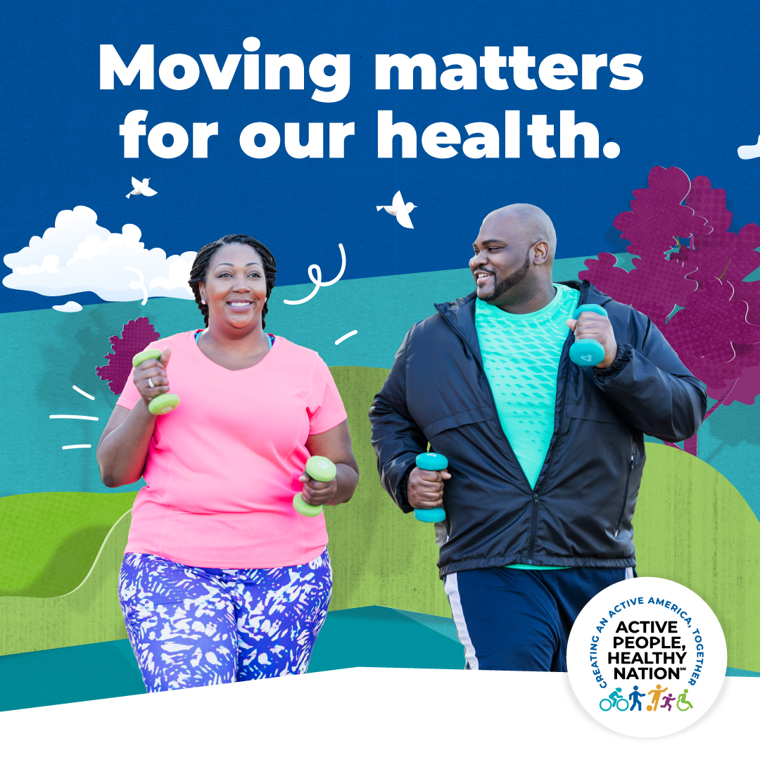 Regular physical activity can lower your risk of some cancers, including breast and colon cancer. Learn about more benefits to being active and ways to get started moving today. #MovingMatters #ActivePeople

Read more about how <a href="/acefitness/">American Council on Exercise</a> is involved: ow.ly/rSYv50KnqH6
