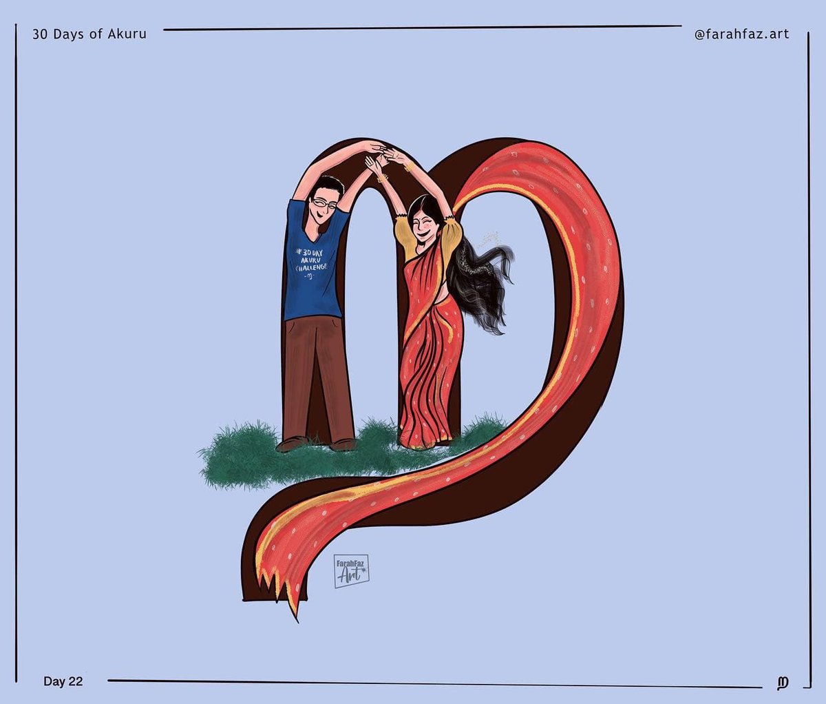 akurucollective's tweet photo. By • @farahfaz.art Day 22 - ற #30daysofakuru #30daysakuru #tamil #lettering #tamillettering #tamiltypography #30days https://t.co/fqIzJOZnxP