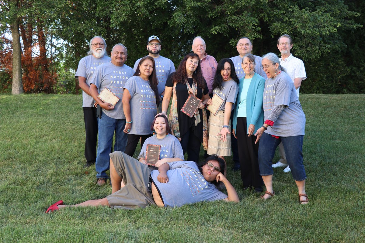 ivpress's tweet photo. It was our joy to host the First Nations Version Translation Council at IVP last week. We are grateful for the work they are doing and pray God blesses their journey as they work on this new project! #FirstNationsVersion https://t.co/r2ZT4qI4Jh