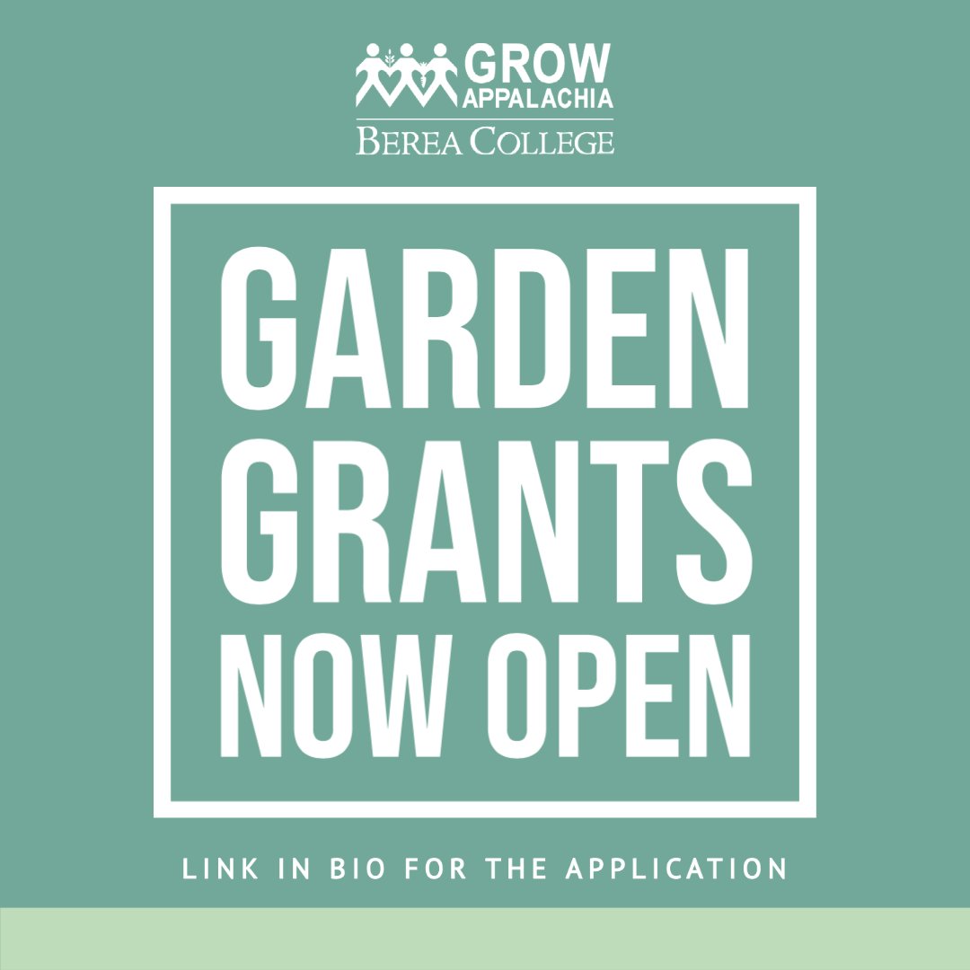 Are you an organization located within central Appalachia interested in helping individuals and families learn how to grow as much of their own food as possible? Our Garden Grants are now open and we are accepting draft proposals until Sep 1st. Link in our bio for more info!
