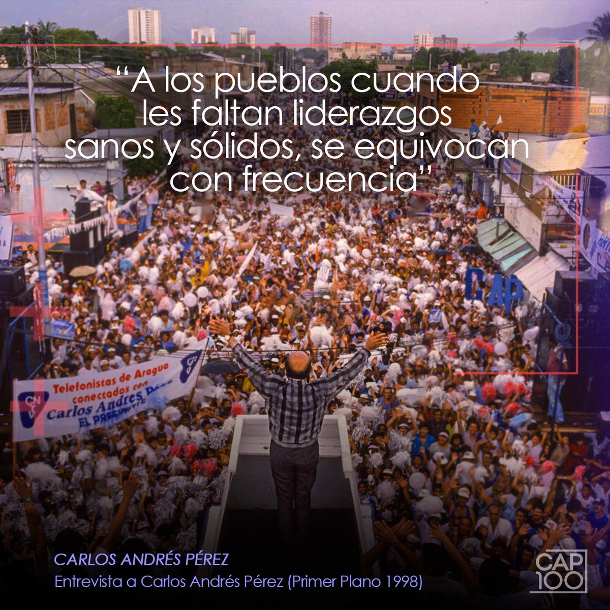 #22Ago | #EstaVzlaExistio gracias a la construcción de un pacto político y social que dio nacimiento a la democracia más estable de Latinoamérica, donde el liderazgo se ejerció con firmeza, pero no con soberbia