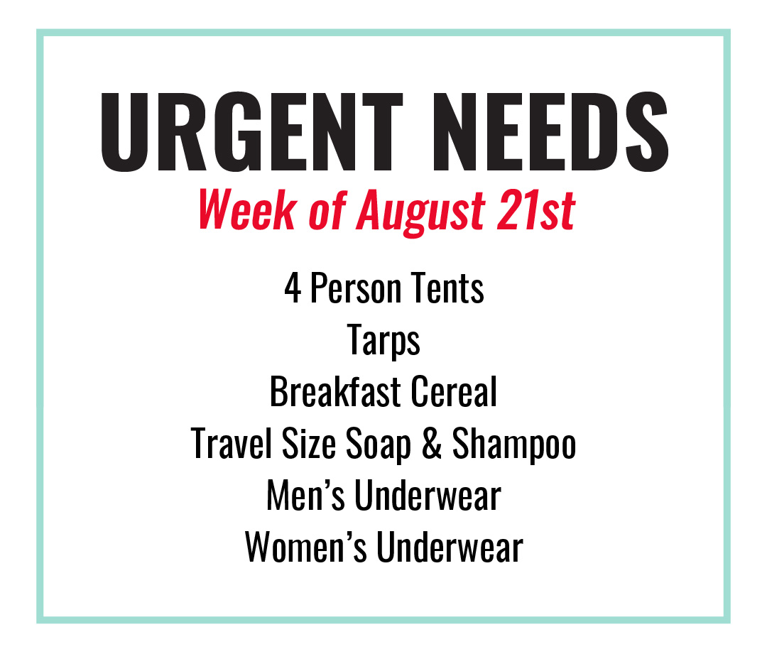 First Stop friends, we are in urgent need of the items listed below. Please consider donating.
Donations can be dropped off Monday through Friday from 8am-1pm at 2820 Governor’s Drive SW; Huntsville, AL 35805.

Thanks for all you do, Huntsville! ❤️