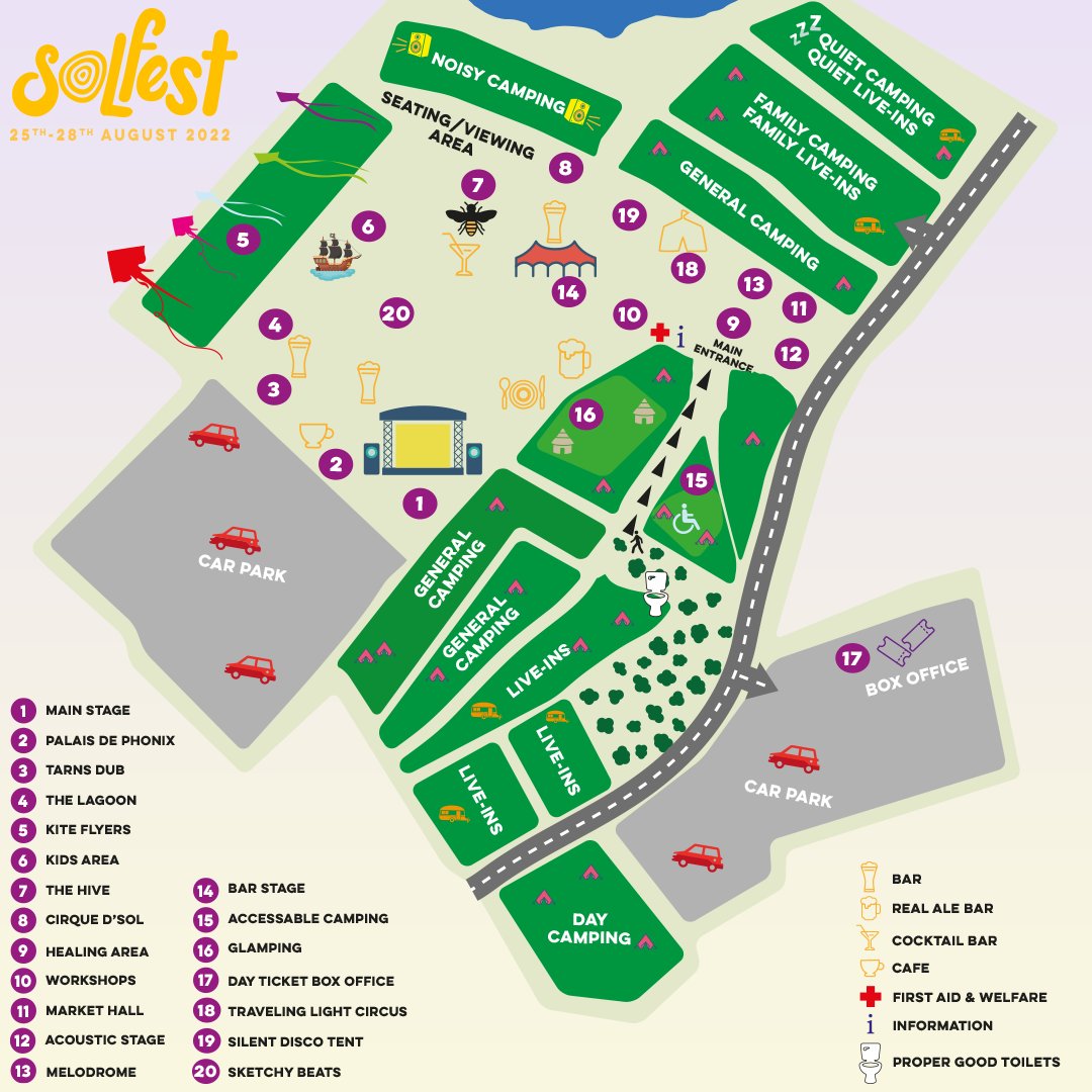 Round 1 of our FAQ's for #solfest2022 ☀🎪