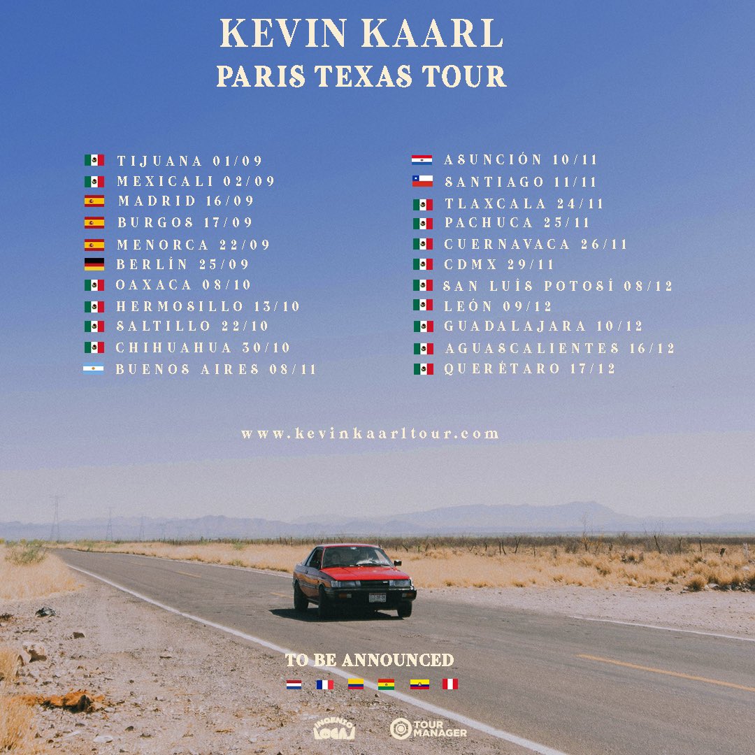Kevin Kaarl on Twitter "TENEMOS NUEVO TOUR (Próximamente más fechas