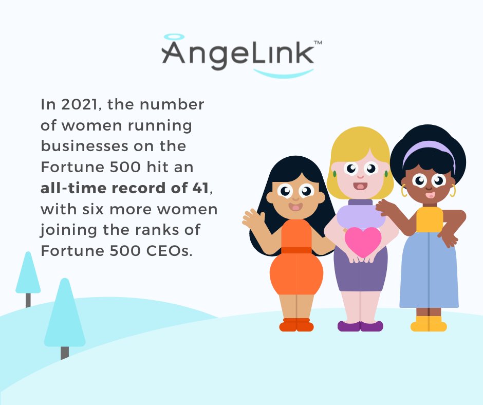 Angelinkinc's tweet photo. Women are making their mark! 
Join AngeLink's movement to empower women to keep dreaming big! 

#AngeLink #FunFacts #JoinOurMovement https://t.co/k0sC9kMdlF