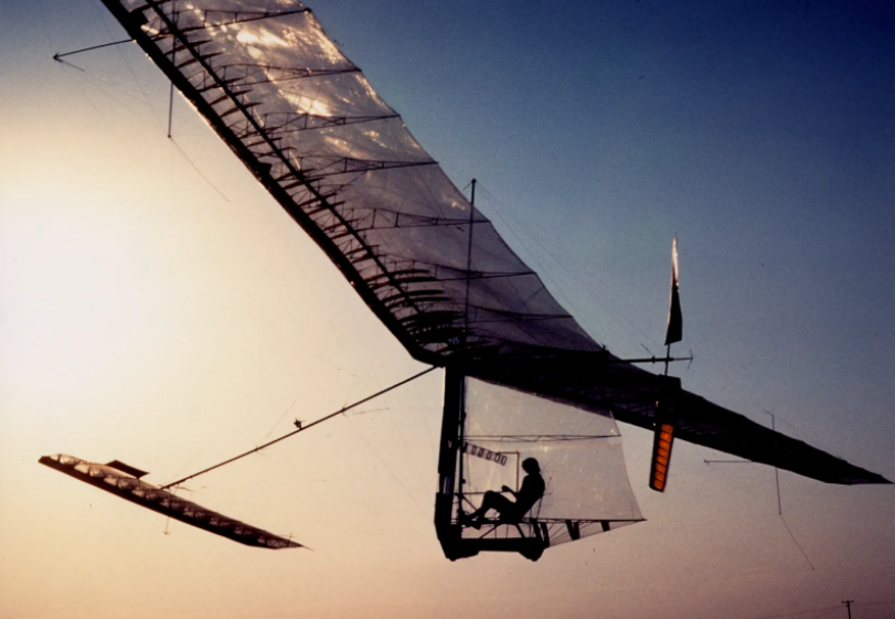 Ron Eisele on Twitter "23 August 1977. The Gossamer Condor became the first manpowered