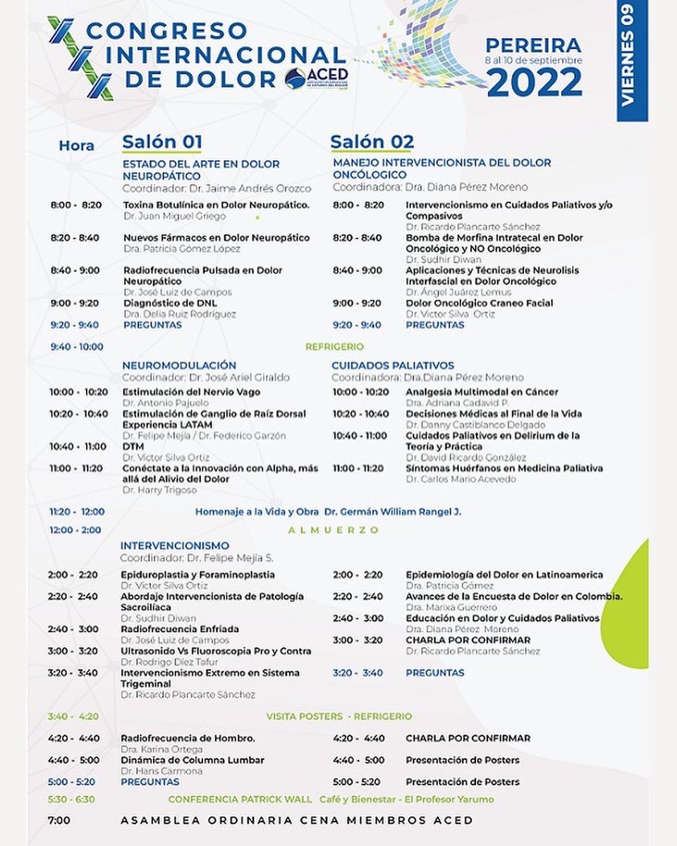 DolorACED's tweet photo. Conoce el programa del XXX CONGRESO INTERNACIONAL DE DOLOR ACED 2022.

@drvictorsilva @angeljl84 @don.anestesiologo @drangeljuarezlemus @dr.felipeamejia @uniandes @uam @visiondelasamericas @utpereira @iasp_pain 

#congresointernacional #pereira #colombia🇨🇴 #pain #dolor https://t.co/BE6Aa7ArBa