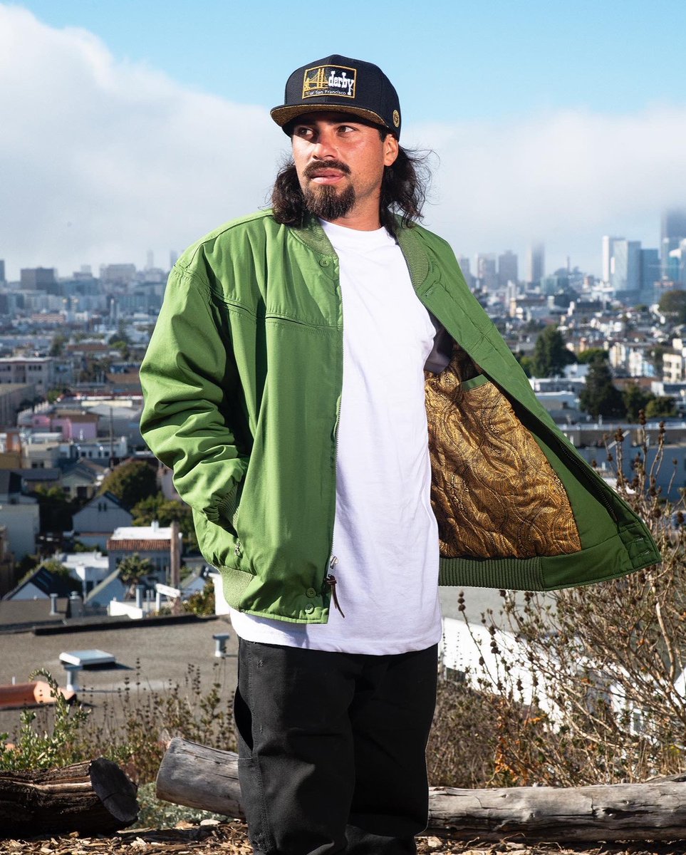 MOSS GREEN DERBY JACKET NOW AVAILABLE ONLINE AND STORE 🌳 #derbysf