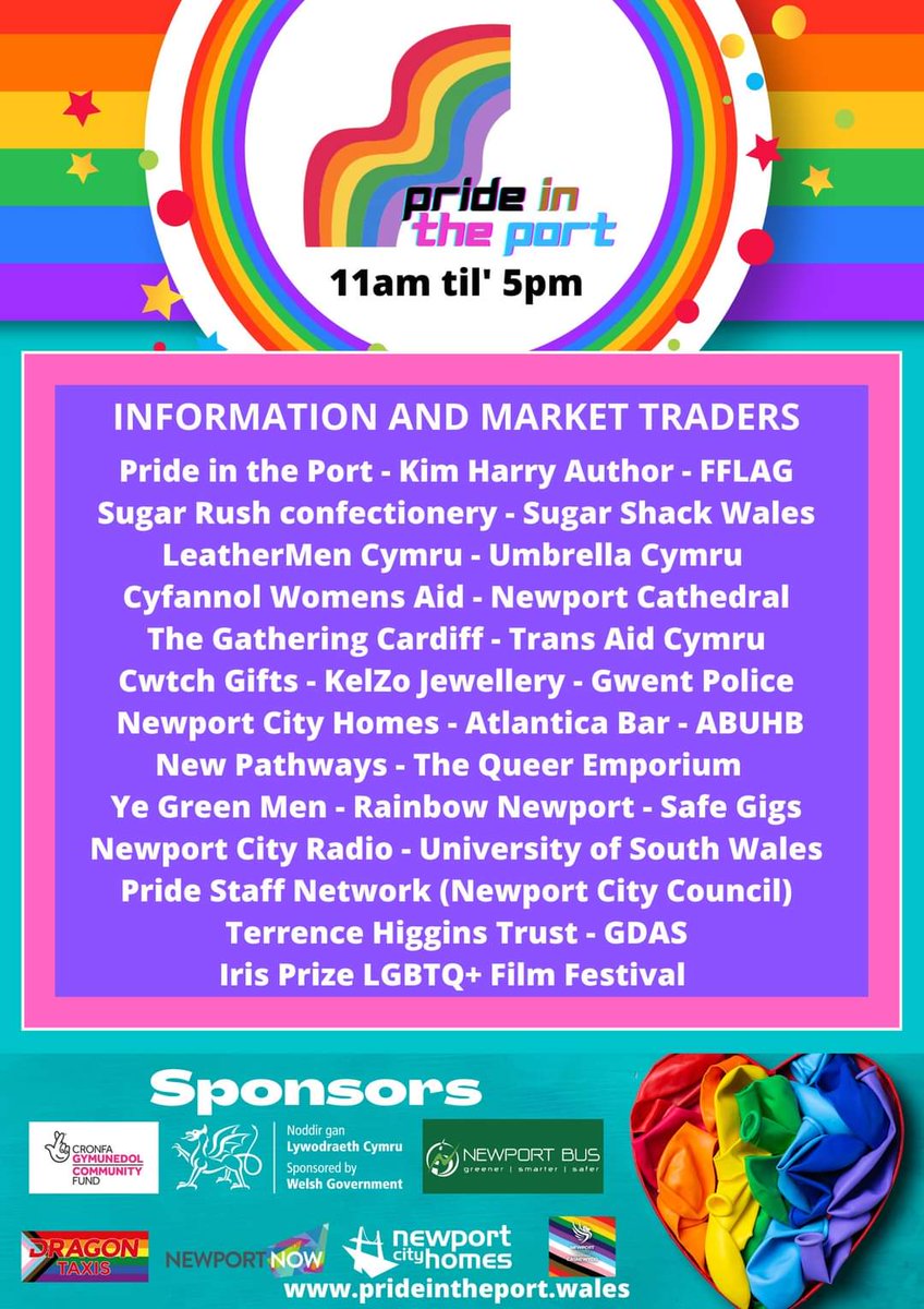 #PortHour 1 of our main questions we are being asked, "what information and service providers will be at #PrideinthePort" So, we've made a list and hope it helps. We have loads joining us 😊😊

Our youth area will be announced shortly.