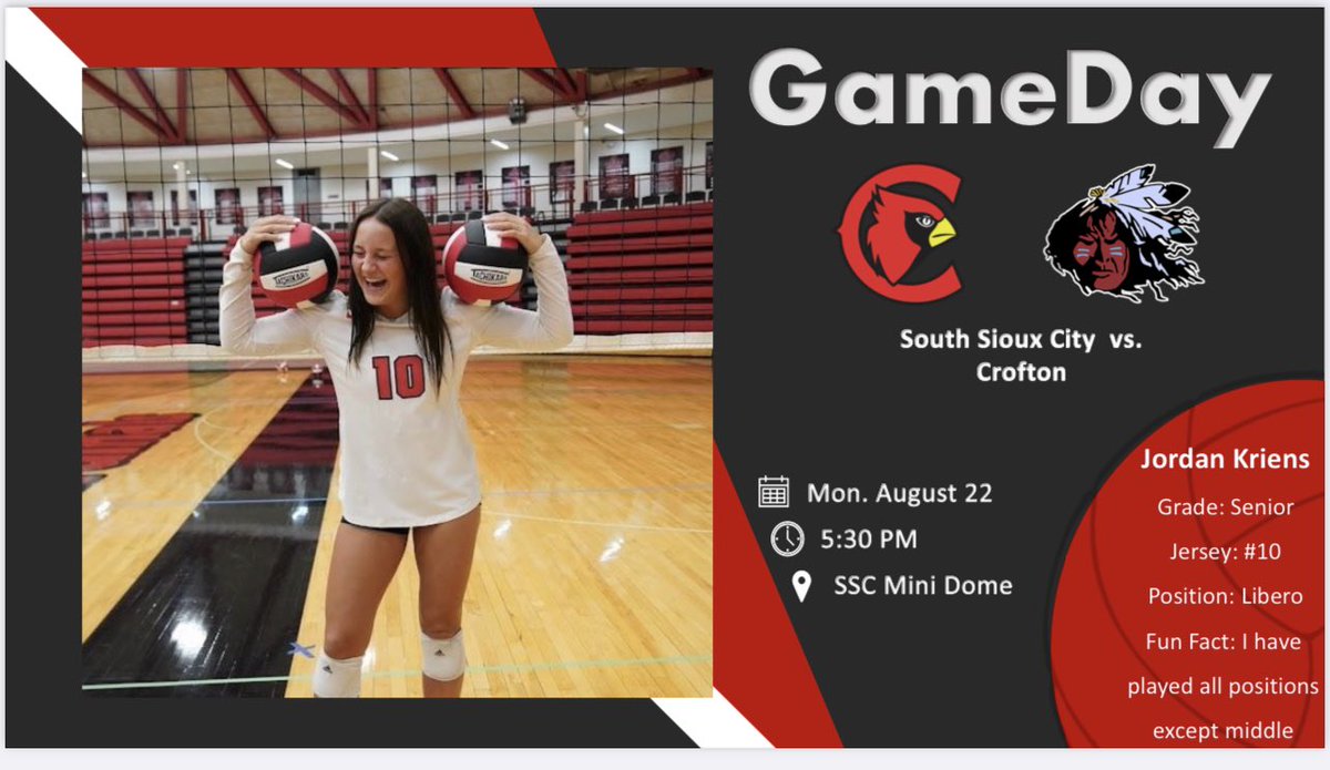Game 1 of 2 tonight! #SSCVB22 🏐💪