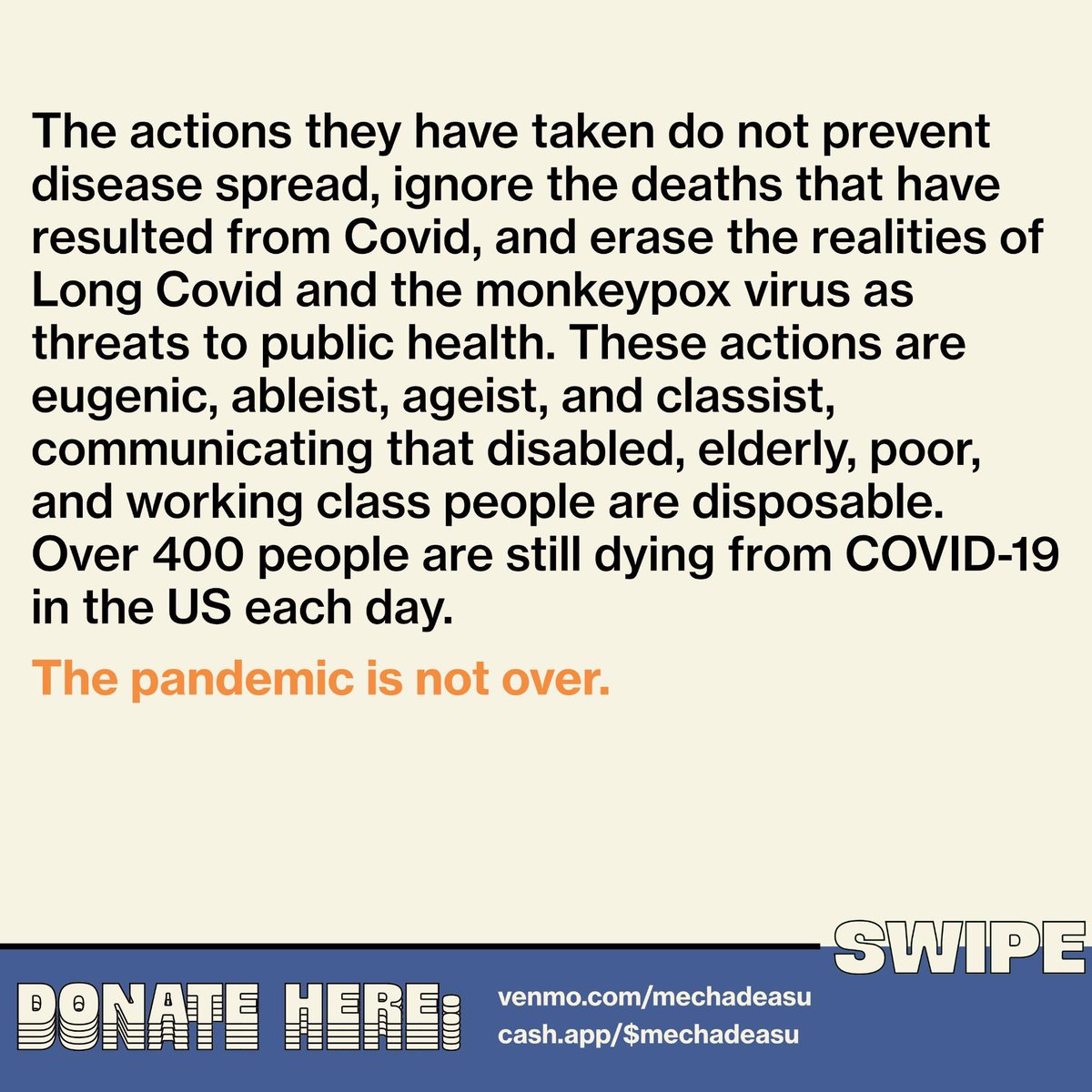 ydsa_asu's tweet image. We stand with other orgs on campus calling out ASU’s inaction on COVID and their inability to provide PPE for students. @mechadeasu @sjpasu @SFSASU