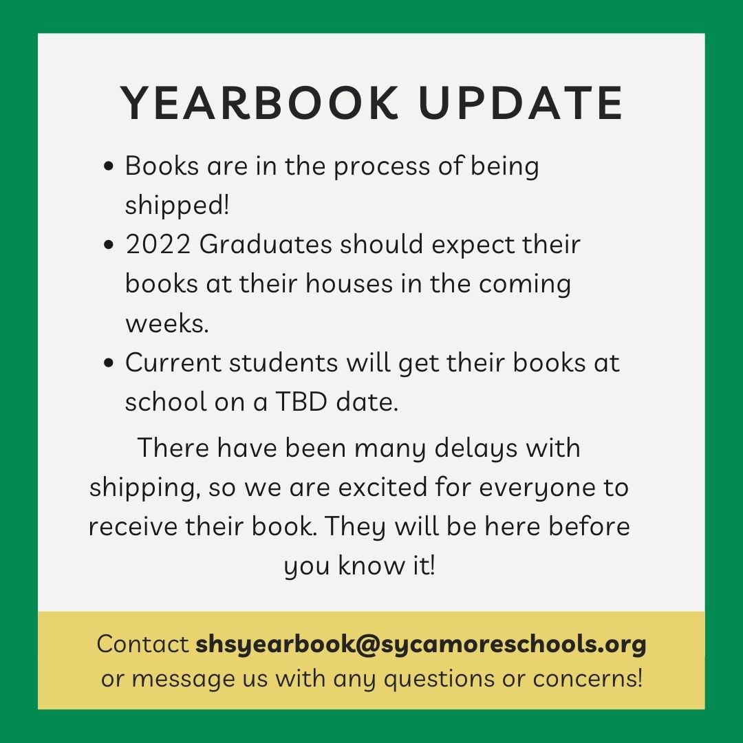 Get excited, yearbooks are coming!!