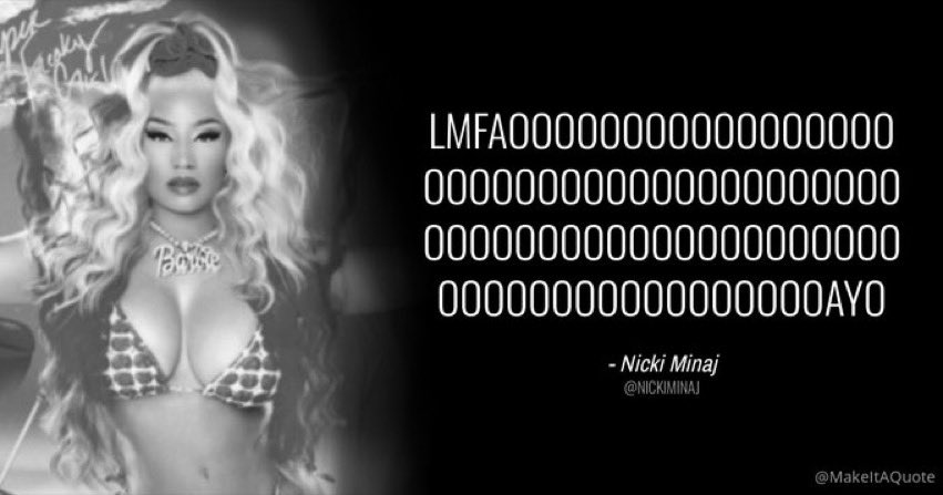 nmecantbeblankk's tweet photo. 🚨ATTENTION 🚨: I have a message for all you hating azz btches! 👇🏽
DROP A TEAR, IT’S #NickiJames BEATCH! 😭🤣😂🤣😂🤣😂🤣 https://t.co/PFxwCwXv4J