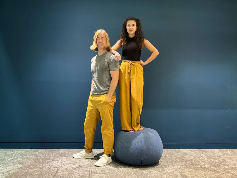 BCGBrightHouse's tweet photo. We are so excited about our official BCG BrightHouse Dubai presence that we had to put on yellow pants and pose in the new space. Here's to a world of Purpose, and fashionable, branded slacks. #bcglife https://t.co/Klvk6Yrl1L