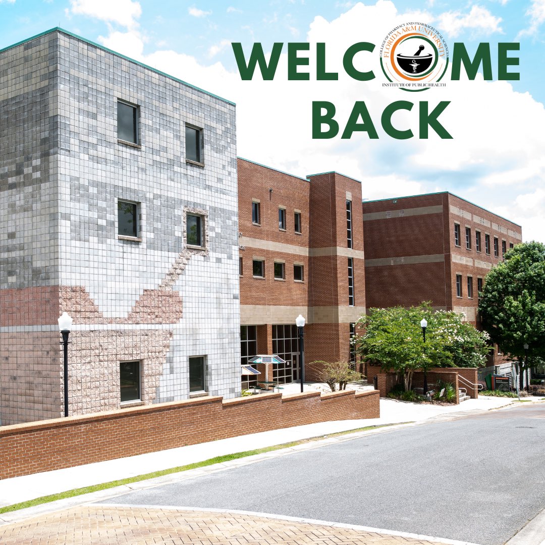 FAMUPharmacy's tweet photo. Welcome Back Students! 🐍💊📚 https://t.co/p03cQUME3l