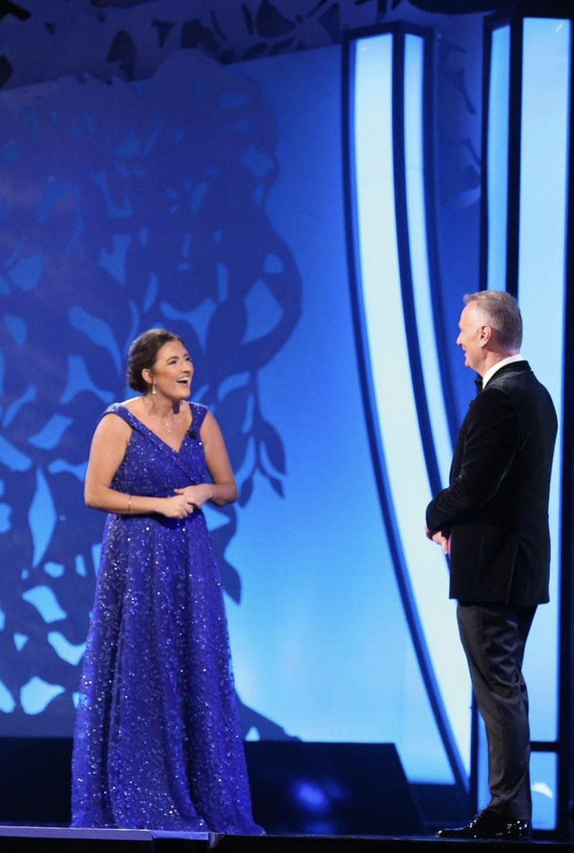 Well wasn’t Our Sydney Rose just amazing.
Kilshannig even got a mention and what a beautiful performance after her interview. 
Best wishes Mairead🌹🇺🇦
<a href="/SydRoseOfTralee/">SydneyRoseOfTralee</a> #RoseOfTralee