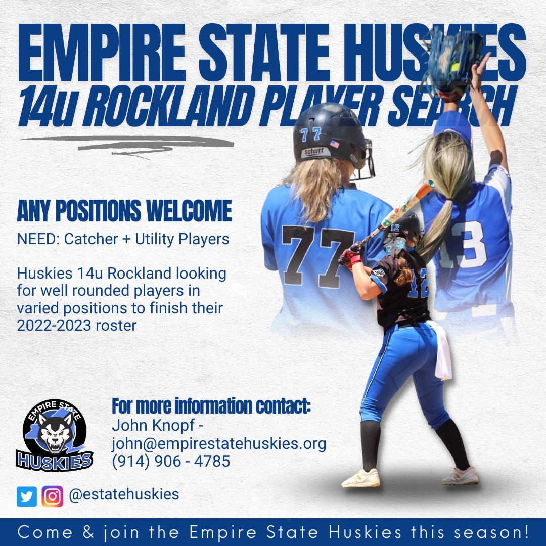 14u Huskies-Rockland looking to round their roster