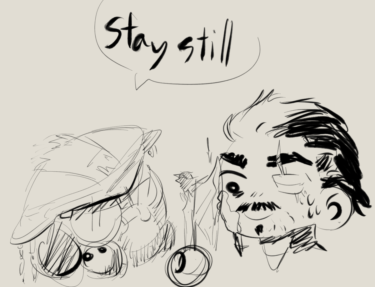 another lil sketch

I got so many ideas but no time to draw it out at all😭😭😭