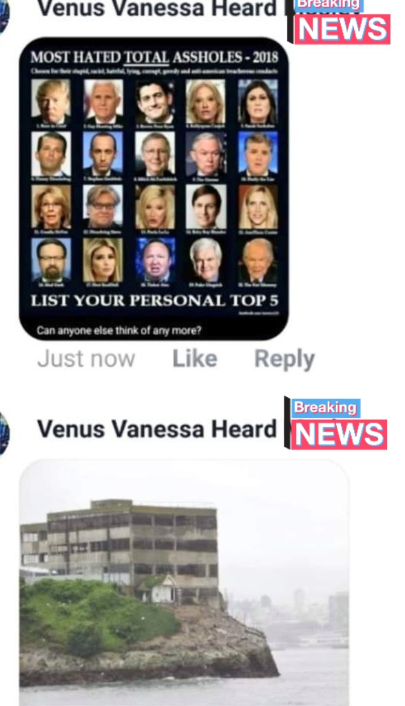 VenusHeard15's tweet photo. AKA:
A Republican controlled woman 👩 🙄 who has to do exactly as she is told by it got her no where except a prison sentence at @THEROCK
#TRUMPROCK https://t.co/NXi7Auty5m