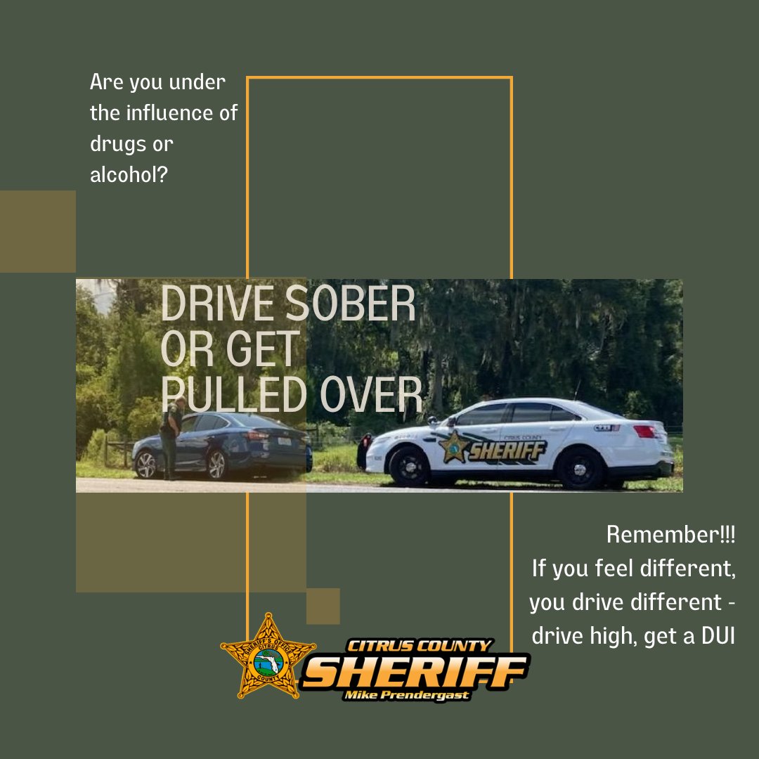 SheriffCitrus's tweet photo. Partnering up! During the Labor Day holiday, local law enforcement organizations – including CCSO - will partner with NHTSA for the national campaign, Drive Sober, or Get Pulled Over, which runs through September 5th, 2022.
#CCSOProtecting #DriveSafeCitrus
(1726) https://t.co/NvH3mtEgub