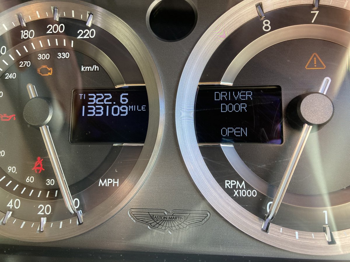 This owner makes the most of his V8 Vantage, look at that mileage! It was only in for a service and needed very little else.

These cars were designed to be used.
