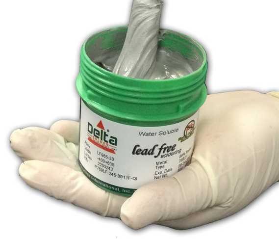 #Qualitek #Delta #SolderPaste New Formulation DSP 769LF Zero-Halogen, Lead-Free Water-Solder Solder Paste
