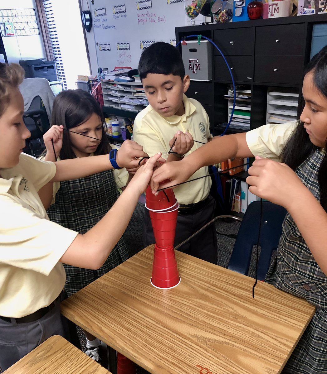 Problem solving and teamwork are essential in and out of the classroom!