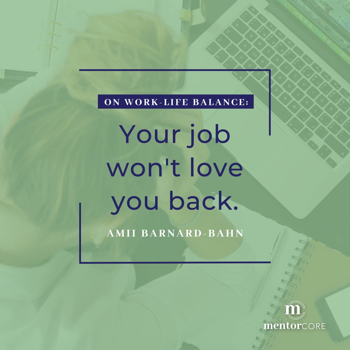 MentorCore (@mentor_core) on Twitter photo Do you love your job more than it loves you? Healthy work culture and leaders are very important to work-life satisfaction. <a href="/amiibb/">Amii Barnard-Bahn, JD, PCC</a> shares great advice on creating boundaries in our jobs. Listen to the full replay at the link below.
Replay: buff.ly/3Qkclg7
#compliance Do you love your job more than it loves you? Healthy work culture and leaders are very important to work-life satisfaction. <a href="/amiibb/">Amii Barnard-Bahn, JD, PCC</a> shares great advice on creating boundaries in our jobs. Listen to the full replay at the link below.
Replay: buff.ly/3Qkclg7
#compliance