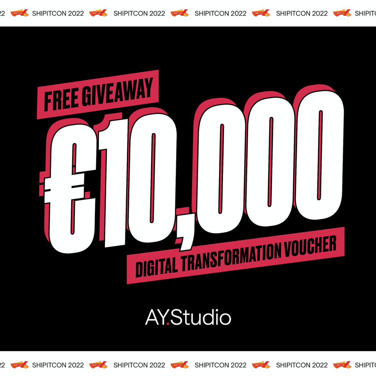 ShipItCon's tweet photo. Time for a change? One of our lucky attendees at this years event will win a Digital Transformation package worth €10,000 with our partners at AY Studio (https://t.co/lgjyUxVMRy).

Deploying on Friday September 2nd.

#sic2022 https://t.co/GJFm2Hhy67