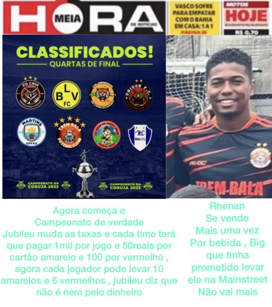MeiaVarzea's tweet photo. Começou agora o mata mata , o dono do jornal ficou doidão e esquece do jornal , agora ele entrou pra igreja  🙌🏻 https://t.co/AklFga0e2P