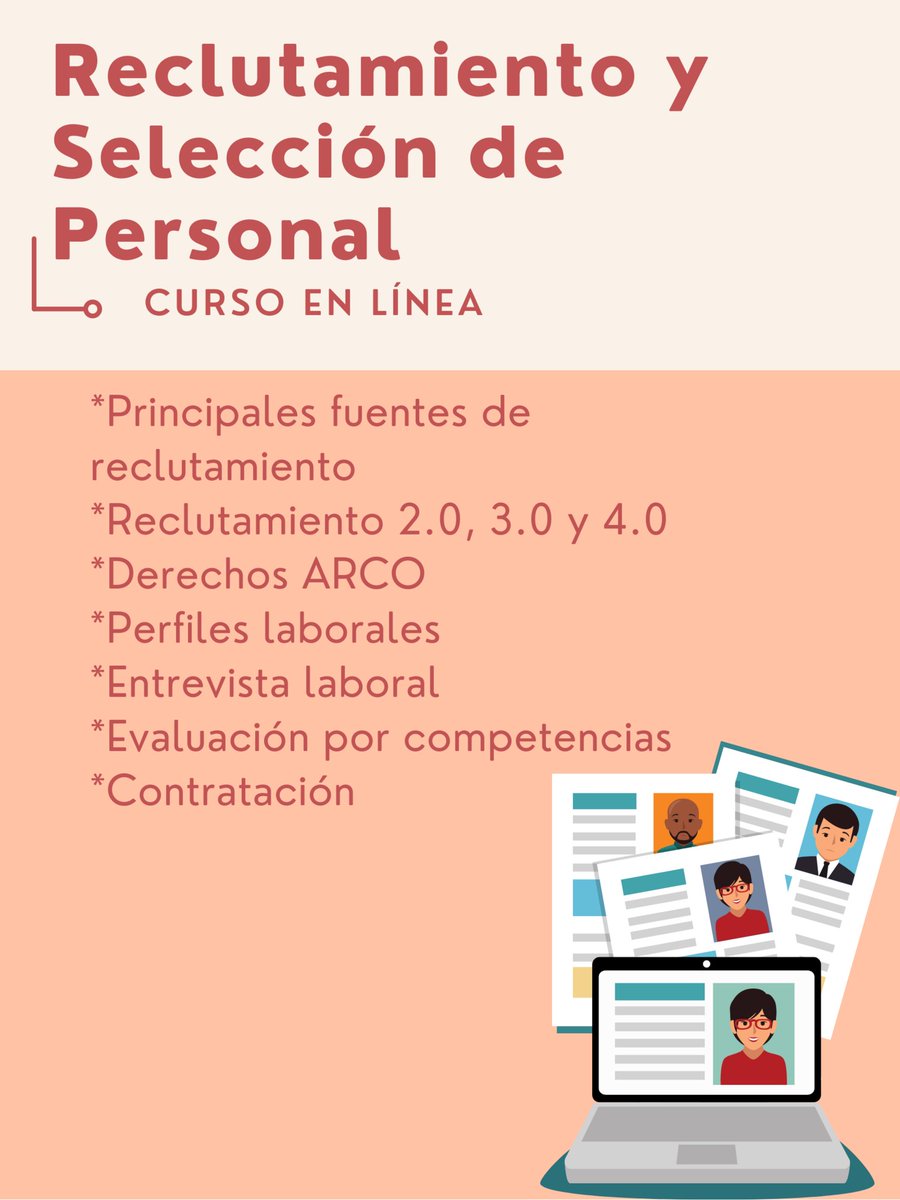 Curso en Línea: Reclutamiento y Selección de Personal
10 de Septiembre de 2022
10% de descuento con el código VHSR10
Paga hasta en 18 meses sin intereses
Se otorgan 5 puntos ante CONARH
Tel. 5585022187
Whatsapp: 5566807726 postly.app/13DR
postly.app/13DS