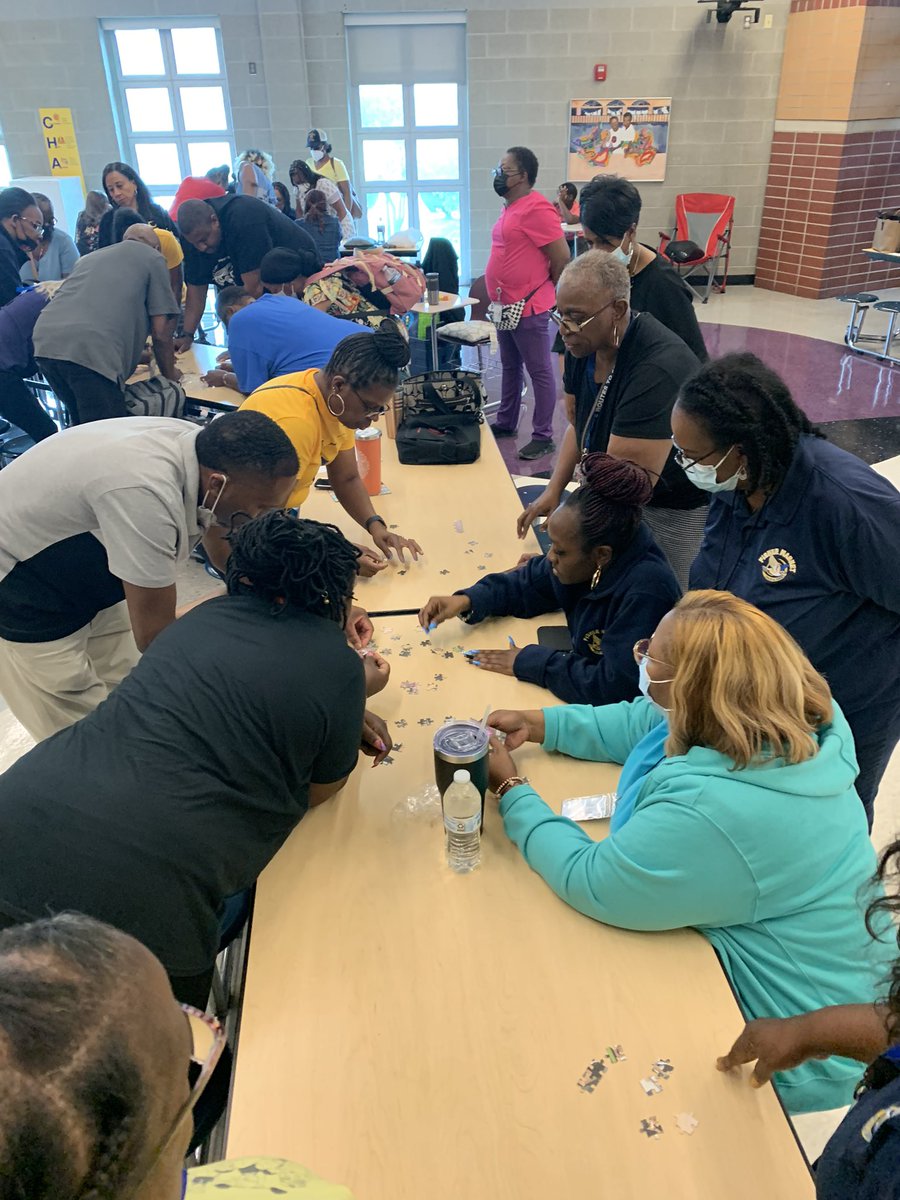 FisherMagnetUp's tweet photo. The collaboration with Fisher Upper and Fisher Lower is real. The afternoon PD sessions focused on team building. We’re more than a team…. we’re family. #fisherfamily #dpscd https://t.co/o864UmOvxF