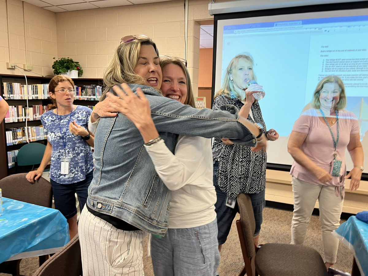 MrsGKthrough3's tweet photo. First Day fun for staff! #winfield34 https://t.co/8LzyMLMoeJ