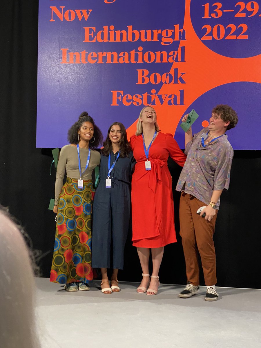 The winners of the #EMPoetryAward 2022 are announced!! Titilayo Farukuoye, Roshni Gallagher, Alyson Kissner and Michael Mullen 🎉❤️ a huge congratulations to them all!! #EMPA2022