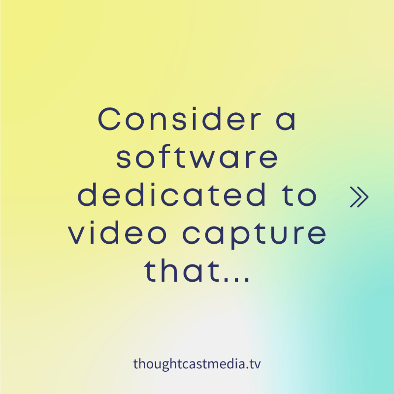 RemoteVideoPros's tweet photo. Streaming is great for video calls, but the recording quality is just plain bad.

Consider these tips when recording your videos with remote subjects!