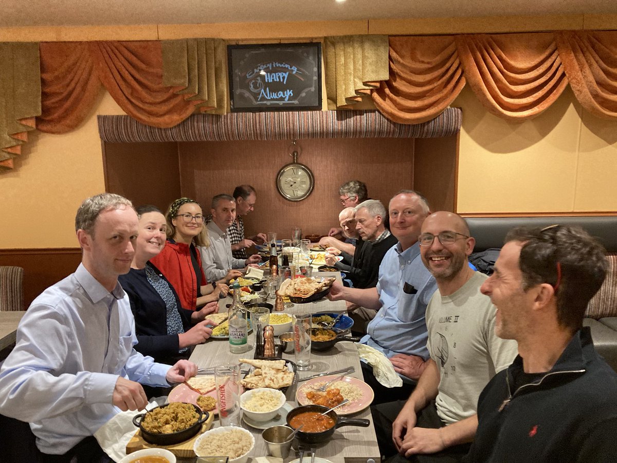 JonTofts's tweet photo. Noise regulators evening meal. Featuring EA (England), SEPA, NRW,  NIEA and special guests from Denmark! #internoise2022 https://t.co/l3gnzCtUvw