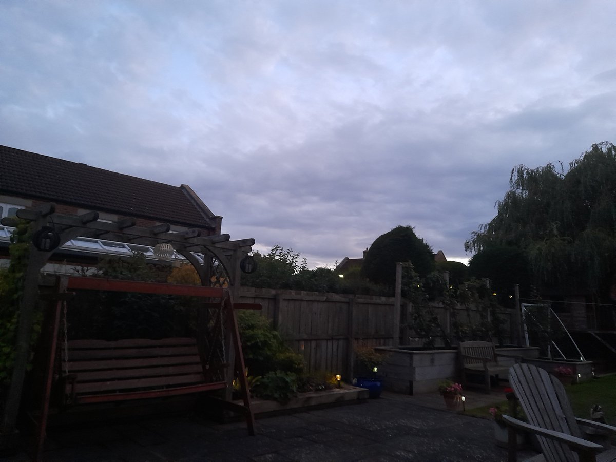 Cooling down in the garden after tonight's run. Harder than usual tonight. Thankfully finding lots of motivation to keep going from #AHPsActive community.