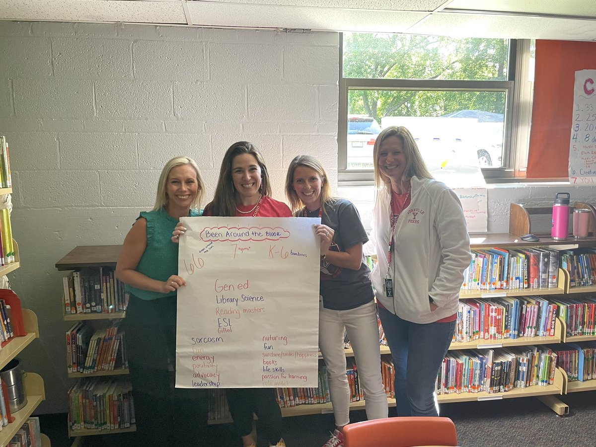BGSFOXPrincipal's tweet photo. First day as Principal with staff- I hit the jackpot! https://t.co/qWrNkOBHr8