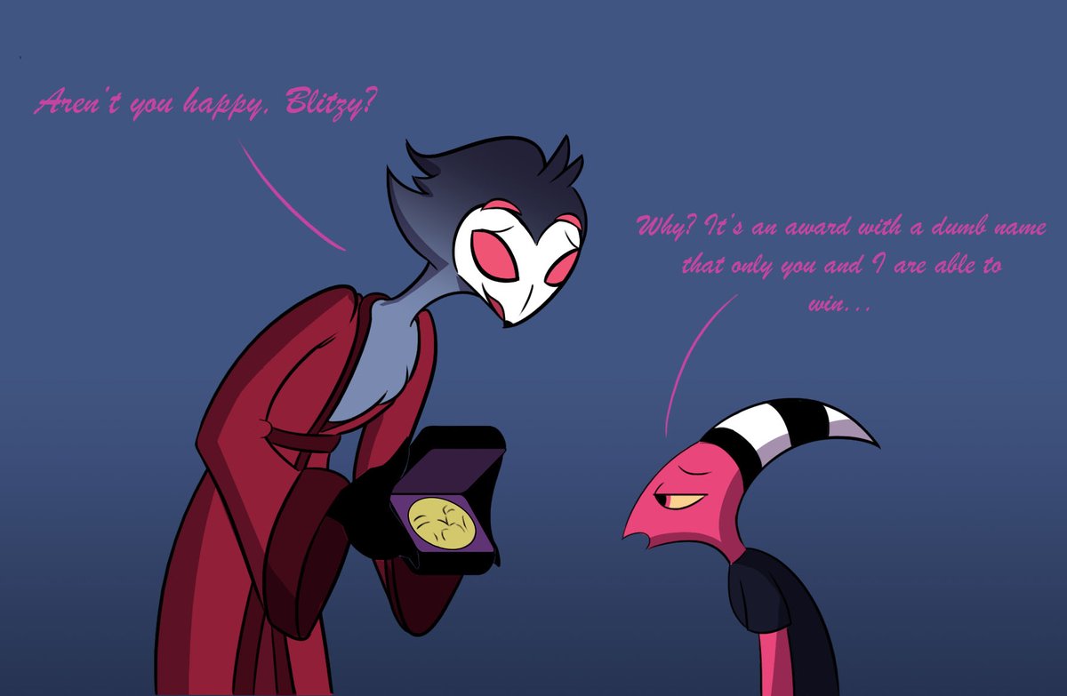 wholetthemonst1's tweet photo. THE STOLITZER PRIZE
#HelluvaBossFanart #helluvabossstolas #HelluvaBossblitzo #Blitzo #stolas #stolasxBlitzo #Stolitz #helluvabosscomics https://t.co/R5VtwRFkHe