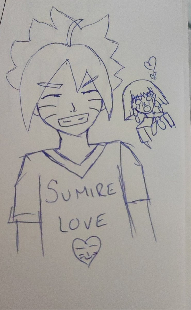 Valeriasekai134's tweet photo. #borusumiweek2022 
#borusumi

Jajajaja mi intento express borusumi
Ignoren la hoja de recicle jaja https://t.co/nEg0DpxkqN