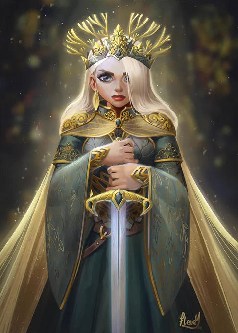The Royal Sword by Jeremie Fleury 