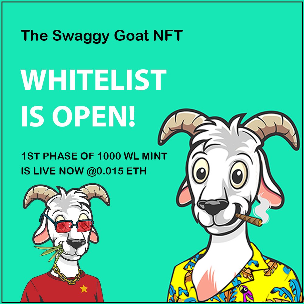 Swaggy Goats nfts tweet media
