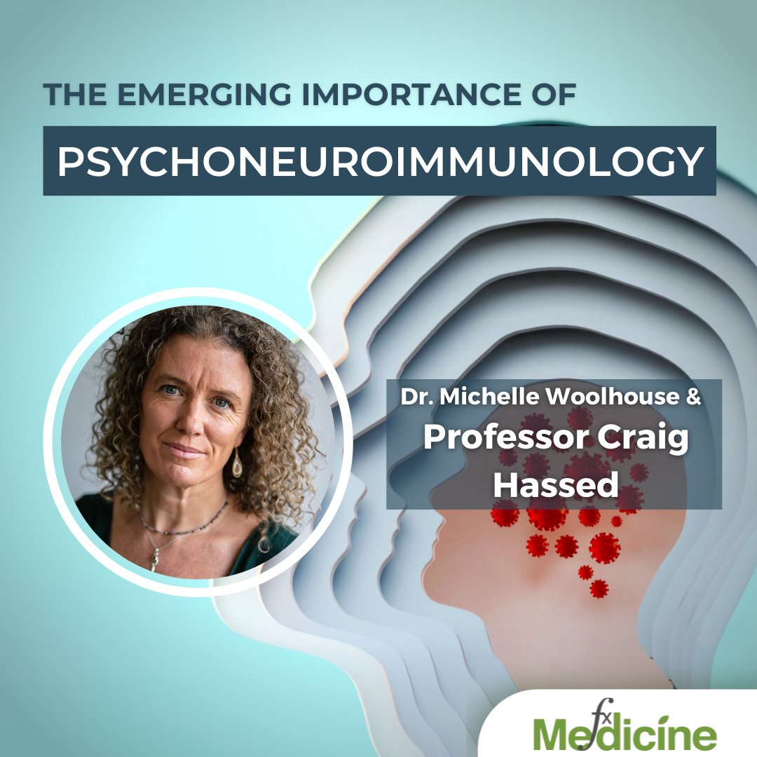 Professor Craig Hassed &amp; Dr Michelle Woolhouse discuss #psychoneuroimmunology - connecting the #brain, #nervous &amp; #immune systems. We learn about #meditation for #neurogenesis &amp; connection between the #gut #microbiome &amp; #mood #FXMedicinepodcast #pni fal.cn/3rfo6