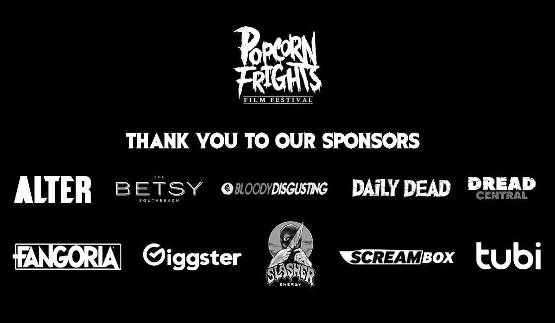 PopcornFrights's tweet image. Sincere gratitude to all our colleagues, sponsors (@WatchALTER, @GiggsterHQ, @slasherenergy, @Tubi), as well as the artists who make our work possible. And the 10,000 fans who attended Popcorn Frights in-theater and virtually from all over the US!
