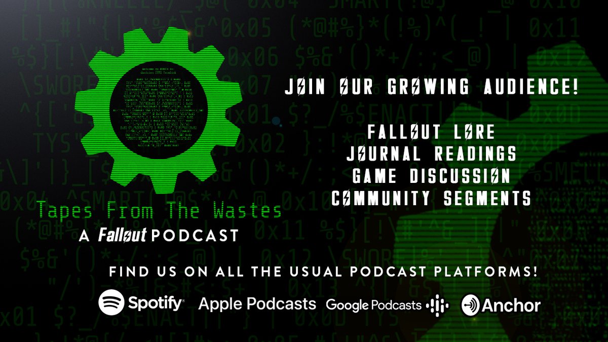 Hey followers and Fallout fans! We have a small request...We're looking to grow our audience and connect with more brilliant members of the community. 

Would you kindly retweet or tag your friends? Our modest corner of the fandom wants to reach as many awesome folks as we can!💛